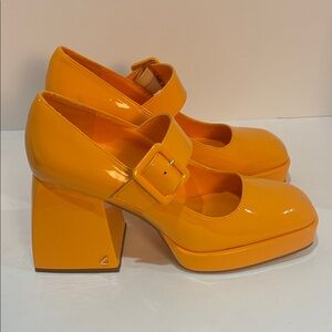 Circus by Sam Edelman Bright Orange Platform Shoes